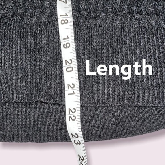 American Eagle Sheer Knit Sweater Black Sheer Lightweight Zip Womens Size Medium - Picture 8 of 9